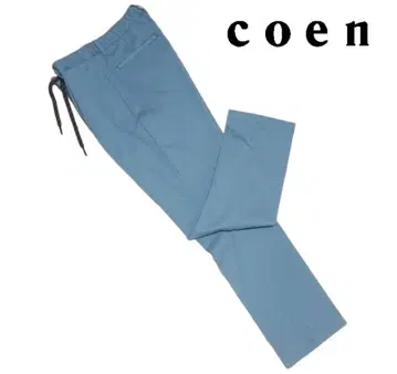 COEN 코엔 슬림 레그 스트레치 이지 팬츠 XL LT 블루