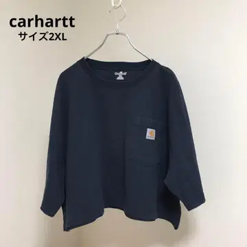 티셔츠 크롭 길이 [칼하트] 빅 사이즈 유니섹스