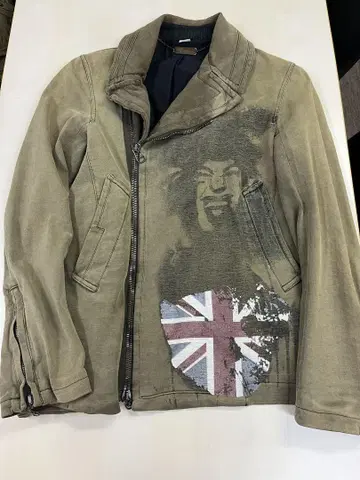 고품질! John Galliano 밀리터리 자켓 M 카키