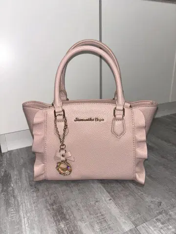 SAMANTHAVEGA 플러터 스몰 핑크 핸드백