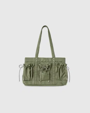 RONE PARC 로네 파크 나일론 백 올리브