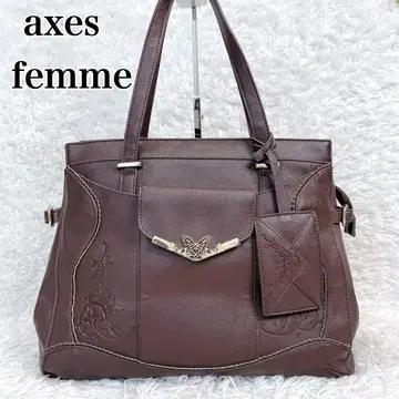axes femme 엑시즈팜 패스 케이스 포함 토트백 버터플라이