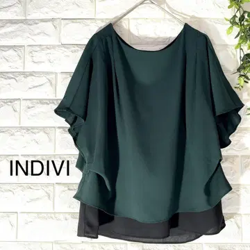 INDIVI 블라우스 컨디션 최상 인디비 레이어드 블라우스