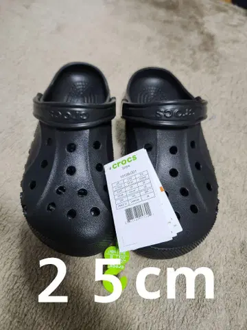 Crocs Baya 클로그 샌들 25cm 새상품 블랙