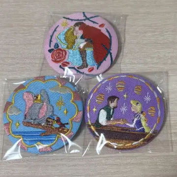 디즈니 자수 배지 3개 세트