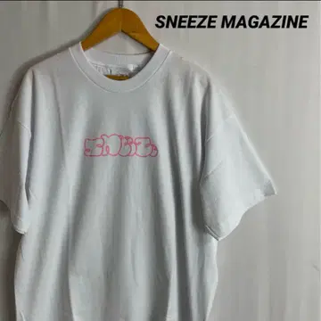SNEEZE MAGAZINE SNEEZE LOGO TEE - WHITE