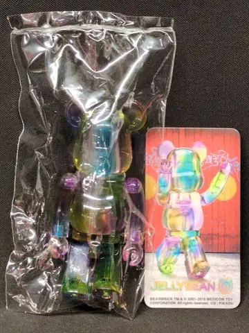 MEDICOMTOY 베어브릭 젤리빈 레인보우 100% 시리즈 32