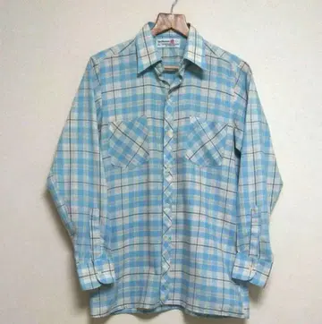 70년대 VAN HEUSEN 체크 셔츠