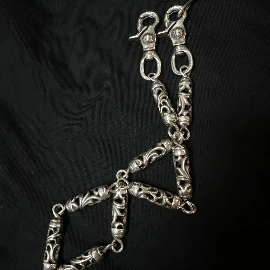 Chrome Hearts Roller 9-Link 2 Clip Wallet Chain | Bunjang Global