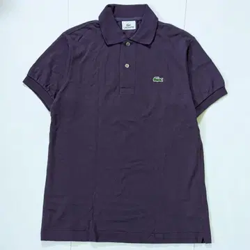 LACOSTE 라코스테 반팔 피케 셔츠 보라색 퍼플