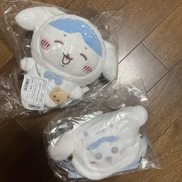 치이카와 산리오 봉제 인형 하치와레 2개 세트