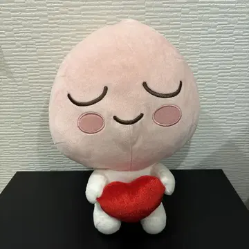 a peach 봉제 인형