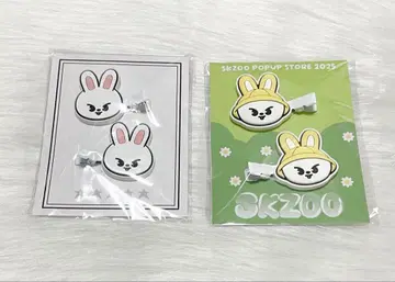 스키즈 헤어 클립 Leebit 앞머리 클립 Lee Bit 2개
