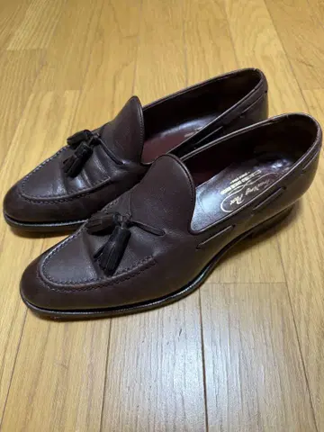 트레이딩 엽서 태슬 로퍼 6 브라운