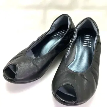 핏핏 오픈토 소프트 가죽 펌프스 24.0cm