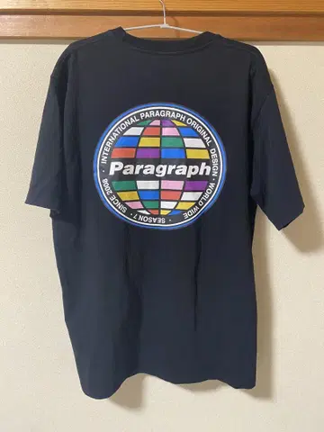 Paragraph 블랙 티셔츠 L 사이즈