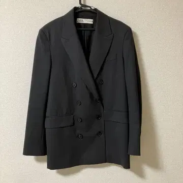 자라 블랙 더블 브레스트 자켓 S