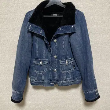 BACKS 데님 자켓 보아 자켓 아우터