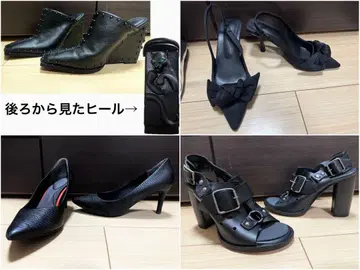 블랙 하이힐 묶음 판매