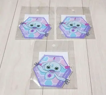 디지몬 디지몬 어드벤처 02 웃코몬 아크릴 코스터 3개 세트