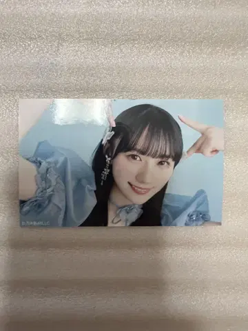 노기자카46 가와사키 사쿠라 미니 브로마이드 치트 데이 고양이 귀 포즈