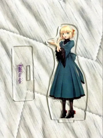 Fate HF ufotable 카페 피날레 아크릴 스탠드 세이버