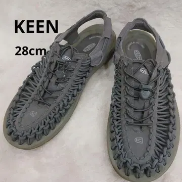 KEEN 스포츠 샌들 뜨개질 디자인 그레이 28cm