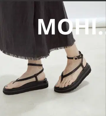 MOHI 모히 스트랩 플립플랍 샌들 37