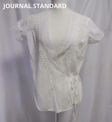 JOURNALSTANDARD 화이트 레이스 블라우스 린넨 카슈쿨