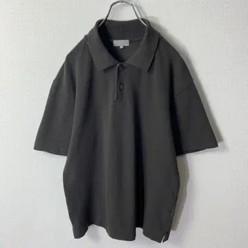 마가렛호웰 피케 셔츠 M 브라운 일본제 카노코 오버 사이즈