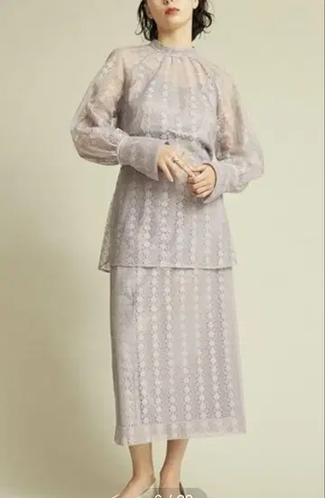 LILY BROWN 에코 페트 탑, 에코 페트 레이스 타이트 스커트
