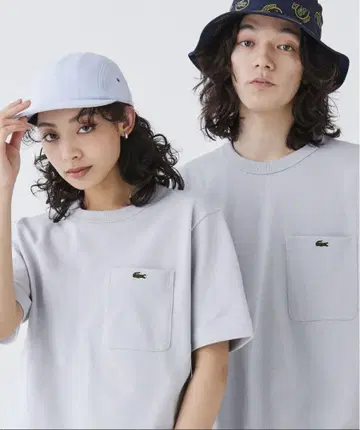 LACOSTE 라코스테 사슴 무늬 포켓 반팔 티셔츠