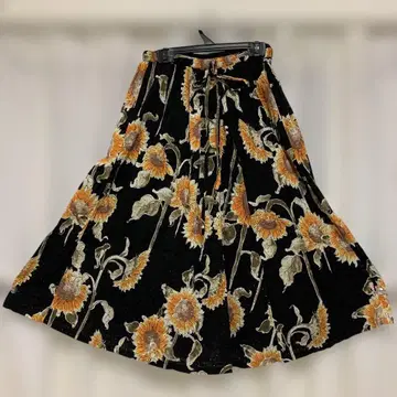 핑크 하우스 해바라기 스커트