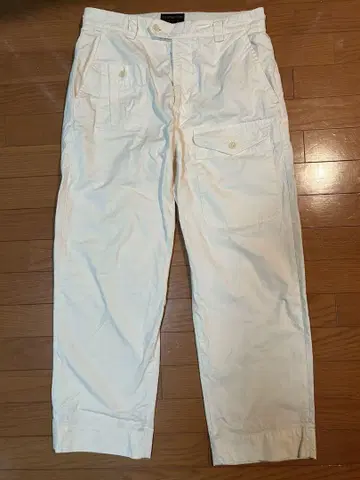 쉽스 화이트 팬츠 size46 코튼