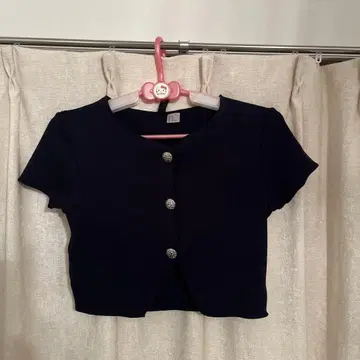H&M 반팔 숏 기장 상의