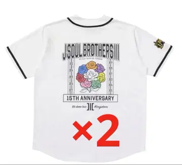 3대째 J SOUL BROTHERS KINGDOM 베이스볼 셔츠 세트
