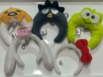 산리오 머리띠 키링 (키티, 시나모롤 등)