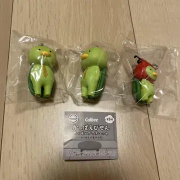 Calbee 카파에비센 피규어 마스코트 3개 세트