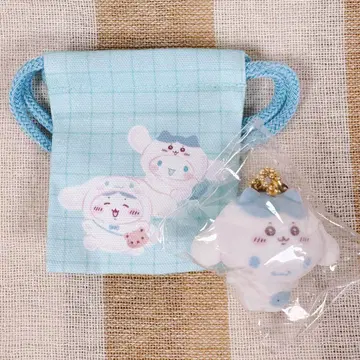 치이카와 산리오 플로키 마스코트 참 미니 복조리 하치와레 시나몬