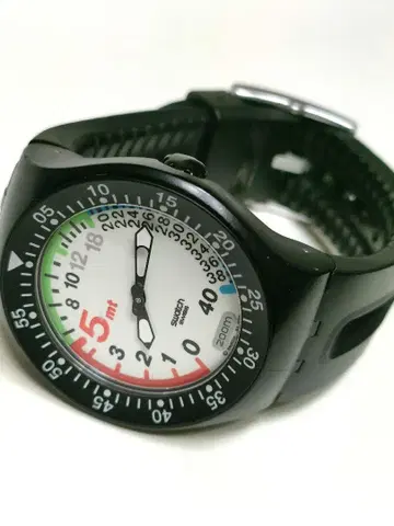 Swatch 팬 스쿠버 손목 시계