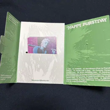 SEVENTEEN HAPPY BURSTDAY weverse 민규