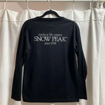 SNOW PEAK 롱 T