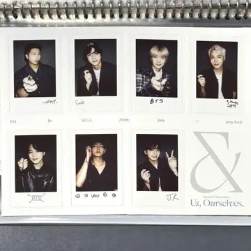BTS 폴라로이드풍 트레이딩 카드 전 멤버분
