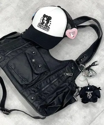 XU 2웨이 코팅 포켓 백