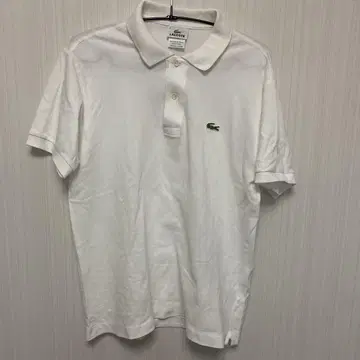 Lacoste 화이트 피케 셔츠