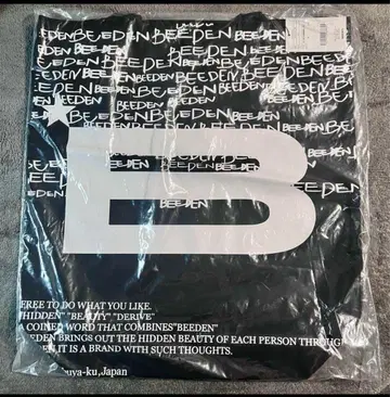 BEEDEN 토트백 POPUP 한정판 블랙