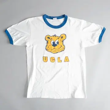 구제 의류 90년대 빈티지 USA제 UCLA 베어 링거 티셔츠 L