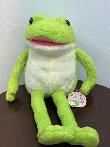 오토보케 케로삐삐 부드러운 개구리 봉제 인형 빅 그린 컬러