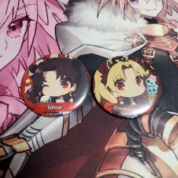 Fate FGO 이쉬타르 에레슈키가루 캔뱃지 바빌로니아 스이파라