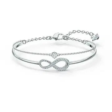 SWAROVSKI 인피니티 2줄 뱅글 팔찌